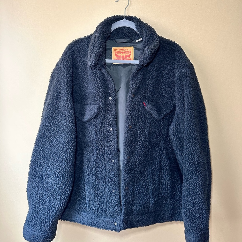 Levi’s Black Sherpa Jacket